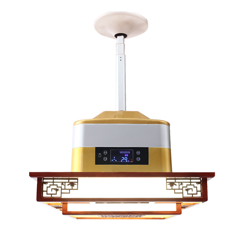 新中式智能煙感內(nèi)循環(huán)吸煙燈麻將機(jī)棋牌室空氣凈化器